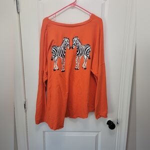3xl Crown and Ivy Long Sleeve Top